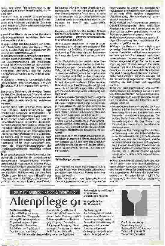 Vorschauseite 2: Gefährliche Wechselwirkungen in Mischund Mehrfachinfusionssystemen