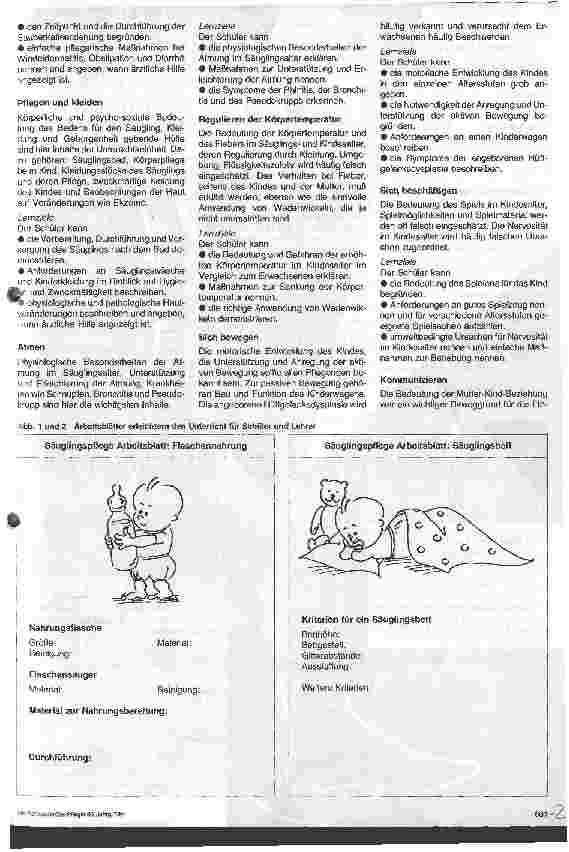 Vorschauseite 2: Ausbildungsplanung und Unterrichtsgestaltung - 9. Folge: Pflege von gesunden und kranken Säuglingen und Kindern im Rahmen der Ausbildung