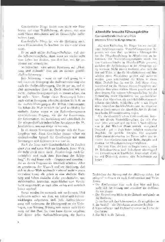 Vorschauseite 2: Ich werde Euch Hoffnung und Zukunft geben