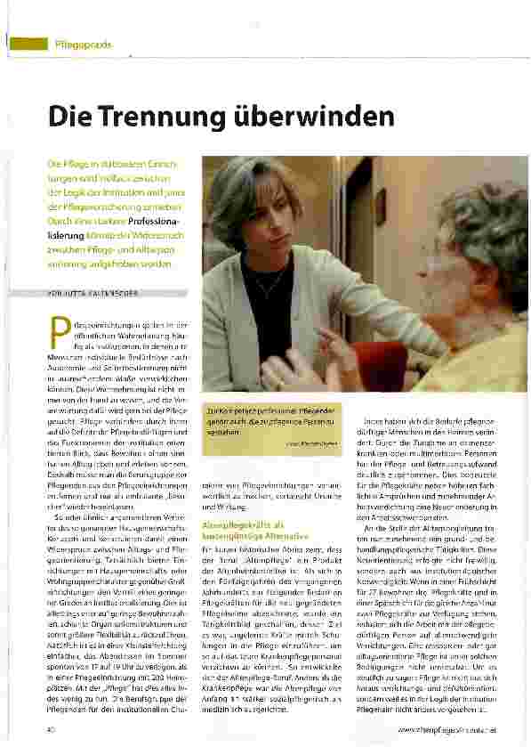 Vorschauseite 1: Die Trennung überwinden