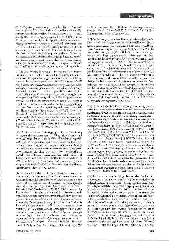 Vorschauseite 3: Ausgleichsleistungen nach §8 BerRehaG; Beratungsfehler der Rehabilitierungsbehörde; rückwirkende Leistungspflicht; Sozialrechtlicher Herstellungsanspruch; VerzinsungBerRehaG §§ 8…