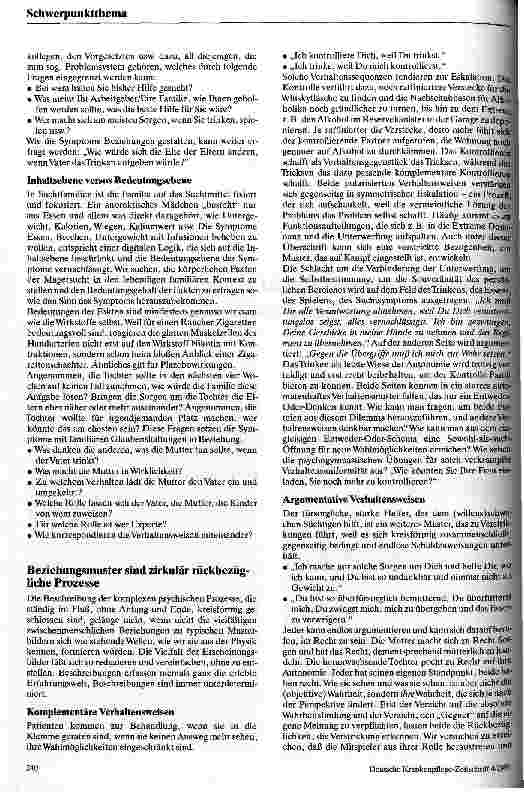 Vorschauseite 2: Familienkrankheit Sucht Die Beziehungsseite der Sucht aus der Sicht Systematischer Familienth.