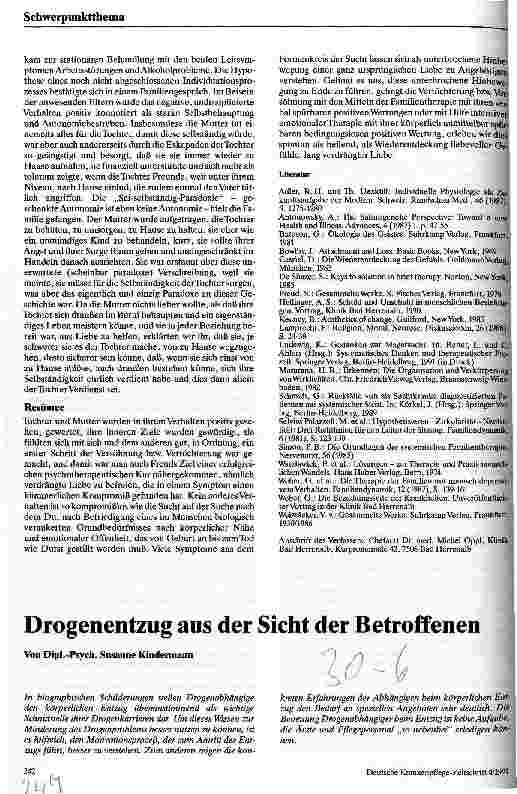 Vorschauseite 4: Familienkrankheit Sucht Die Beziehungsseite der Sucht aus der Sicht Systematischer Familienth.