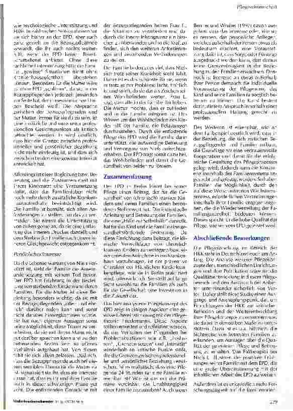 Vorschauseite 5: Normalität des Alltags Eine qualitative Studie über die Häusliche Kinderkrankenpflege in Berlin