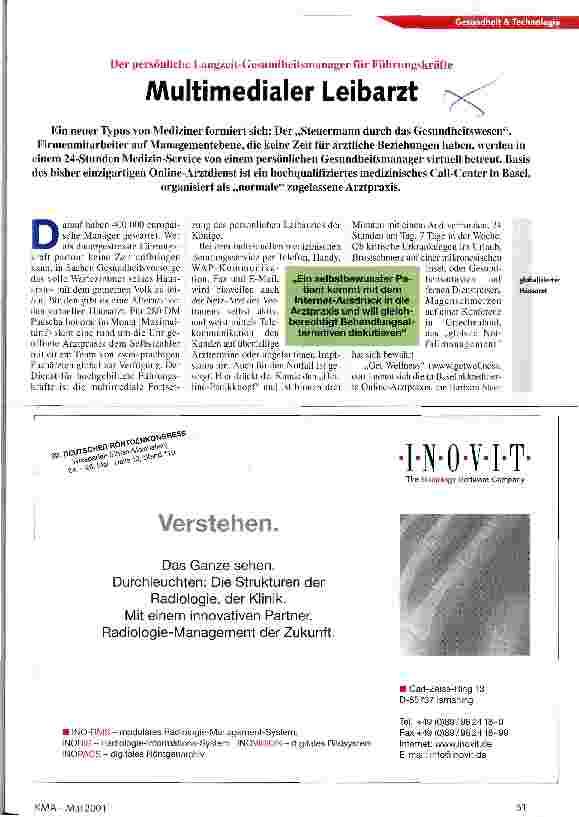 Vorschauseite 1: Multimedialer Leibarzt