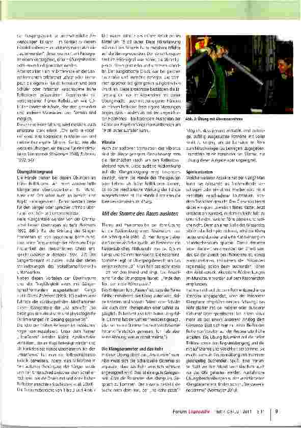 Vorschauseite 4: Der Klang in der Stimmarbeit