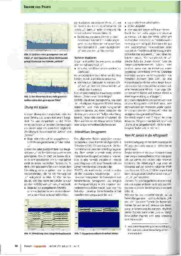 Vorschauseite 5: Der Klang in der Stimmarbeit