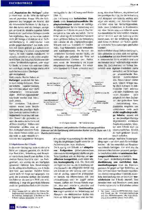 Vorschauseite 3: E-Books an wissenschaftlichen Bibliotheken: Zukunftsperspektiven
