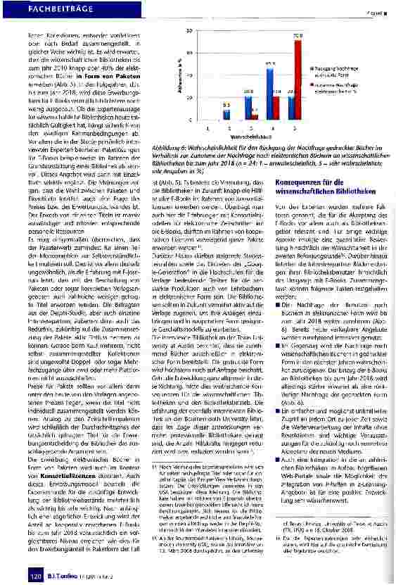Vorschauseite 6: E-Books an wissenschaftlichen Bibliotheken: Zukunftsperspektiven