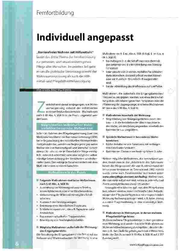 Vorschauseite 1: Individuell angepasst