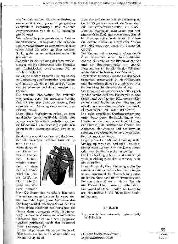 Vorschauseite 2: SPEZIELLE INTENSIVPFLEGE BEI KINDERN MIT HYPOPLASTISCHEM LLNKSHERZSYNDROM