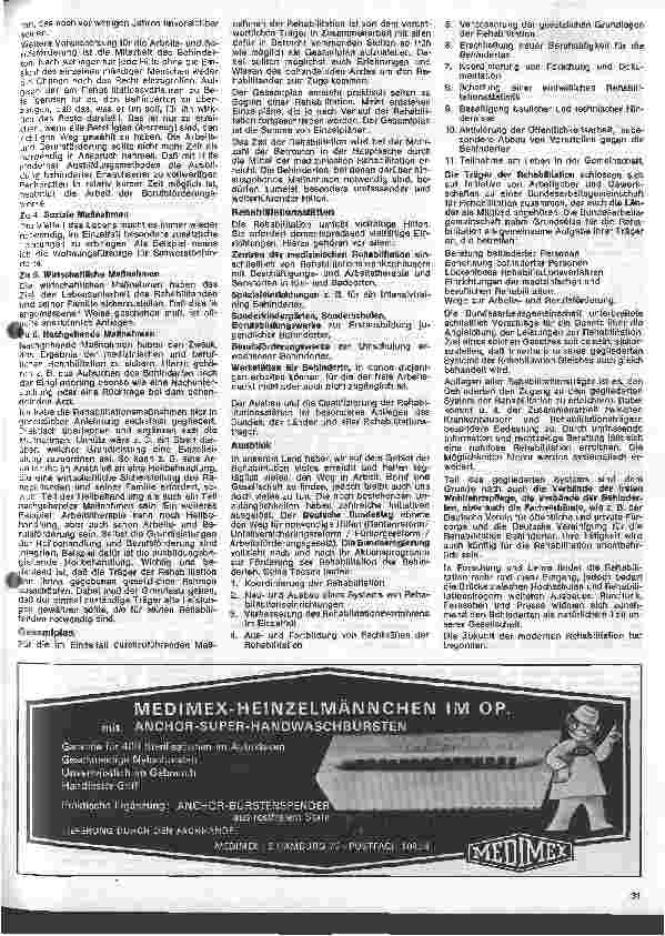Vorschauseite 3: Rehabilitation 2. Folge: Das gegliederte System der Rehabilitation in der BRD