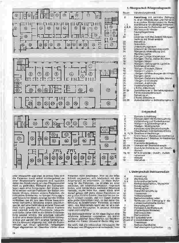 Vorschauseite 3: Aus dem Zentral-Röntgeninstitut mit Strahlenklinik des Stadtkrankenhauses Kassel Die jüngste Strahlenklinik in der BRD