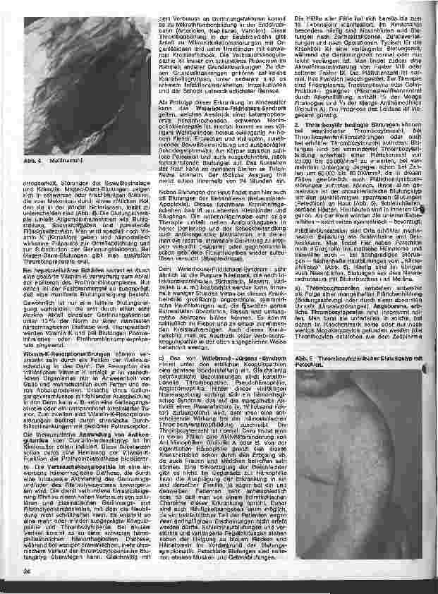 Vorschauseite 5: Kinderheilkunde 25. Folge: Hämorrhagische Diathesen im Kindesalter