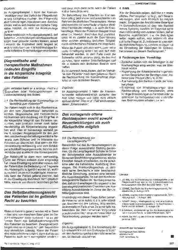 Vorschauseite 3: Plege in der Krise? Aus juristischer Sicht