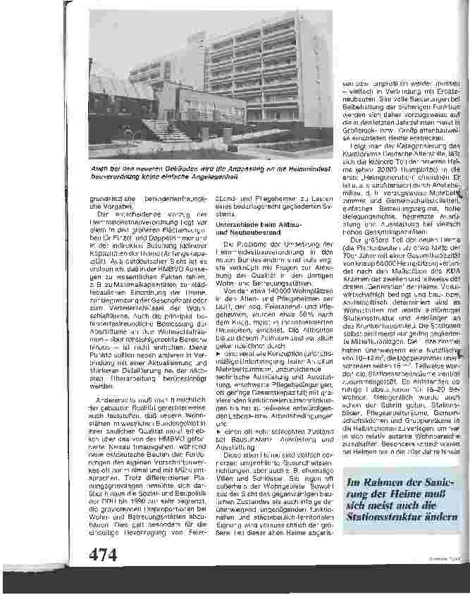 Vorschauseite 3: Die deutsche Heimmindestbauverordnung