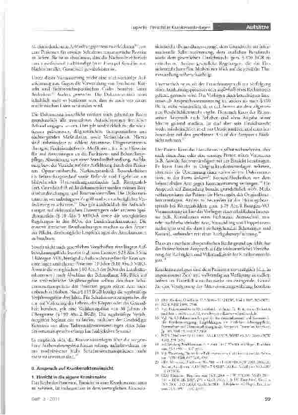 Vorschauseite 2: Das Selbstbestimmungsrecht im Kontext mit ärztlicher Dokumentationspflicht und Einsicht in Krankenunterlagen