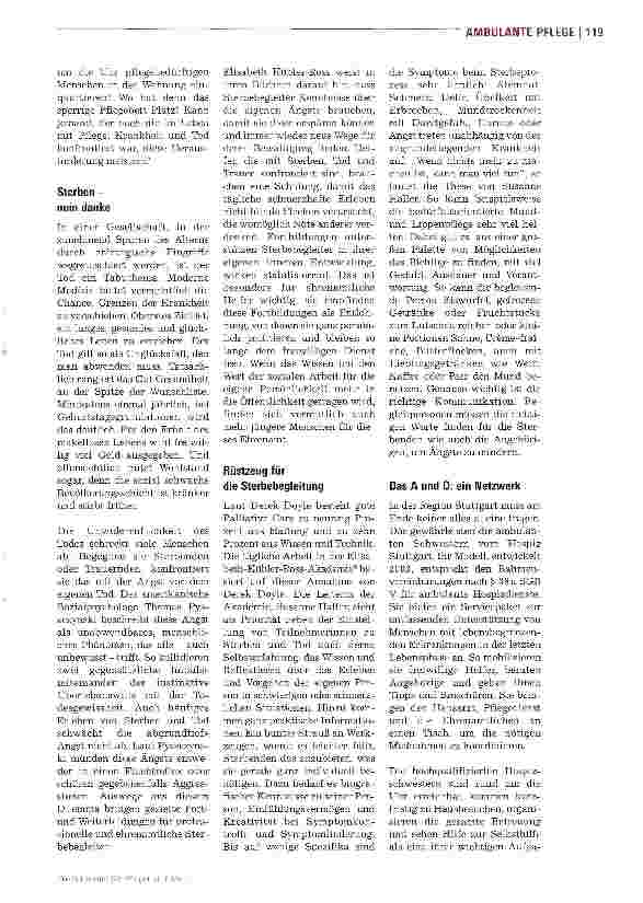 Vorschauseite 2: Zu Hause friedlich aus dem Leben gehen