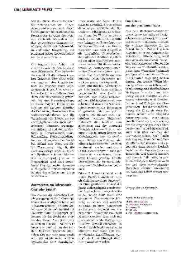 Vorschauseite 3: Zu Hause friedlich aus dem Leben gehen