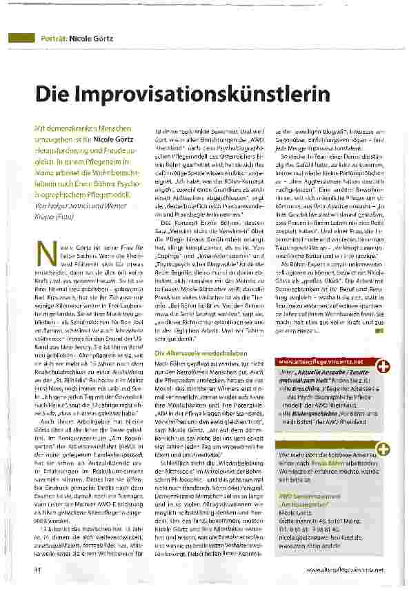 Vorschauseite 1: Die Improvisationskünstlerin