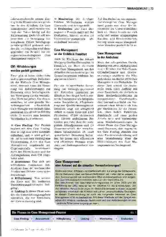 Vorschauseite 2: ErfahrungsberichtMit Case Management erfolgreich Prozesse verändern