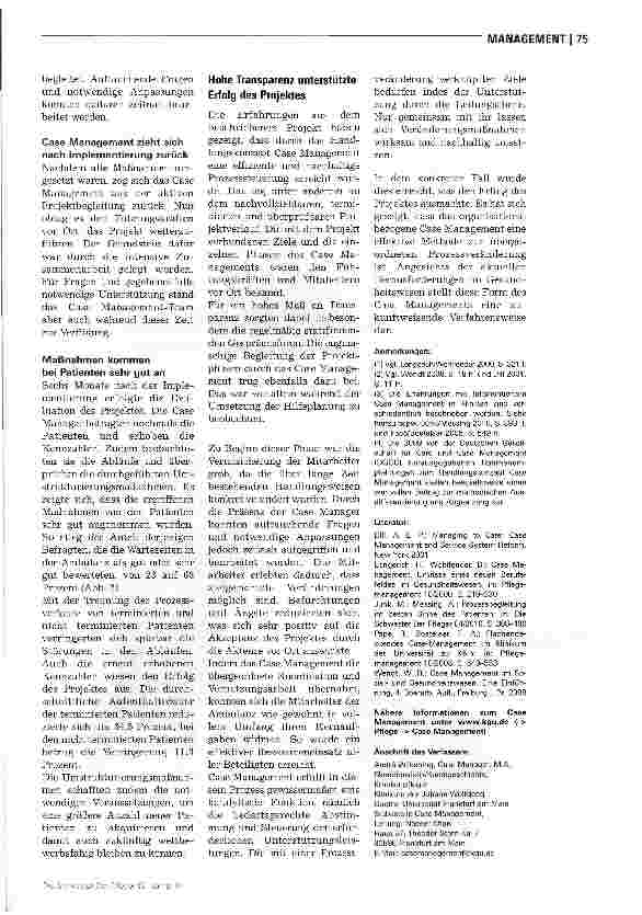 Vorschauseite 4: ErfahrungsberichtMit Case Management erfolgreich Prozesse verändern