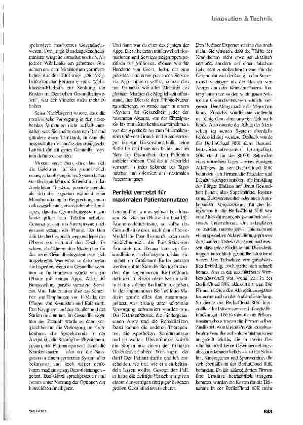 Vorschauseite 2: Gesundheit als App