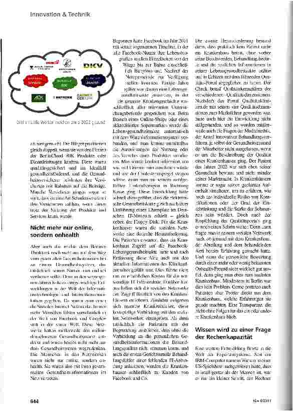 Vorschauseite 3: Gesundheit als App