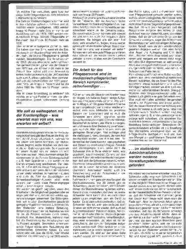 Vorschauseite 2: Anforderung an das Pflegepersonal - aus der Sicht der Pflegedienstleitung