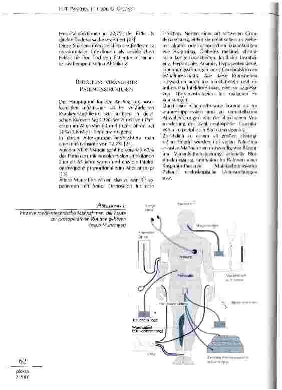 Vorschauseite 4: Nosokomiale Infektionen und häufiges Erregerspektrum assoziiert mit medikotechnischen Interventionen und ihre Prävention im intensivmedizinischen Bereich
