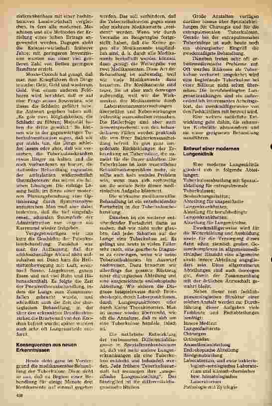 Vorschauseite 2: Die Aufgaben einer modernen Lungenklinik