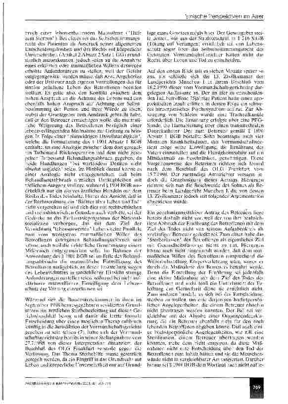 Vorschauseite 4: Wann ist weniger mehr? Ethische Perspektiven der Akutmedizin im Alter