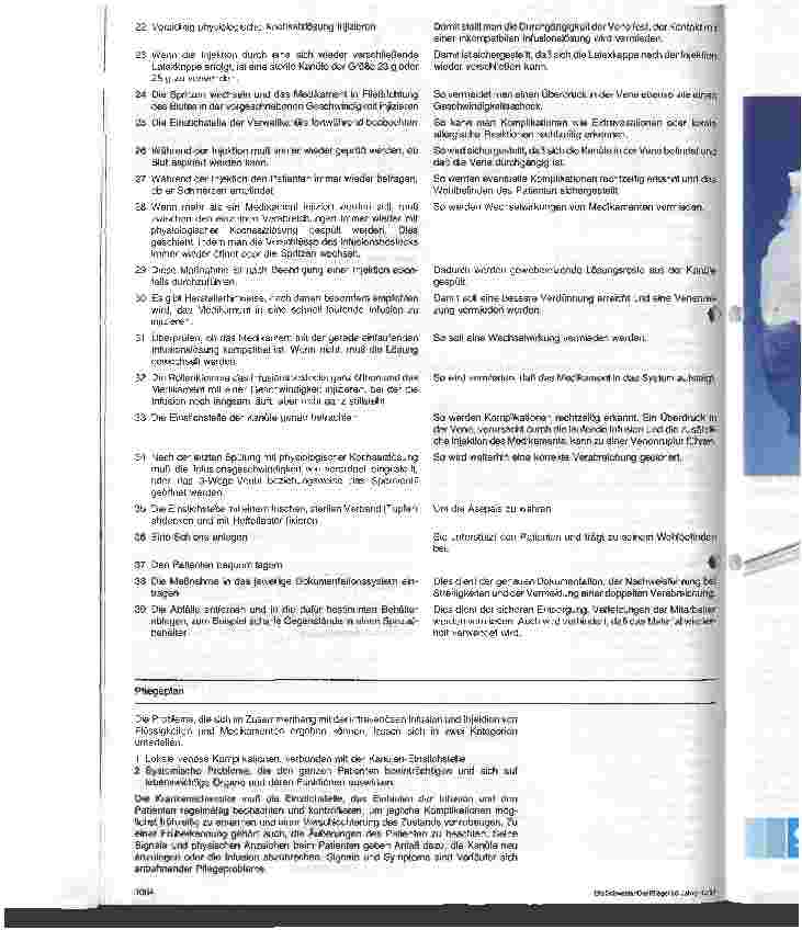 Vorschauseite 3: Royal Marsden Hospital - Stationshandbuch Klinische Krankenpflege 29. Folge: Intravenöse Verabreichung von Medikamenten