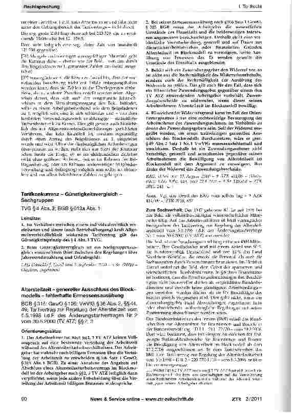 Vorschauseite 4: AllgemeinverbindlichkeitserklärungTVG §5; VwGO§43