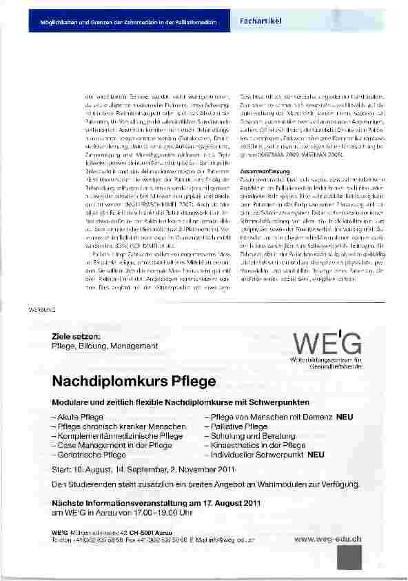 Vorschauseite 4: Möglichkeiten und Grenzen der Zahnmedizin in der Palliativmedizin3