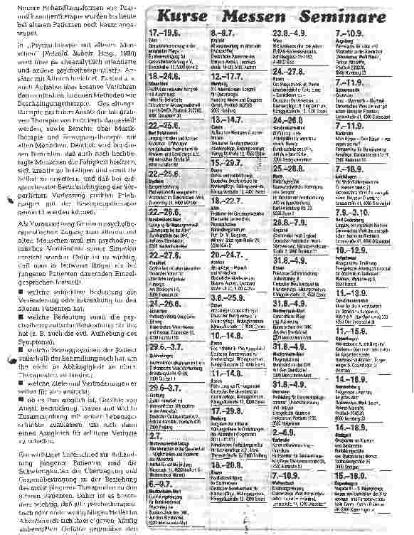 Vorschauseite 4: Psychotherapie in der Altenarbeit