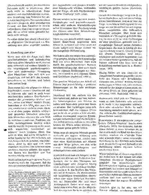 Vorschauseite 5: Psychotherapie in der Altenarbeit