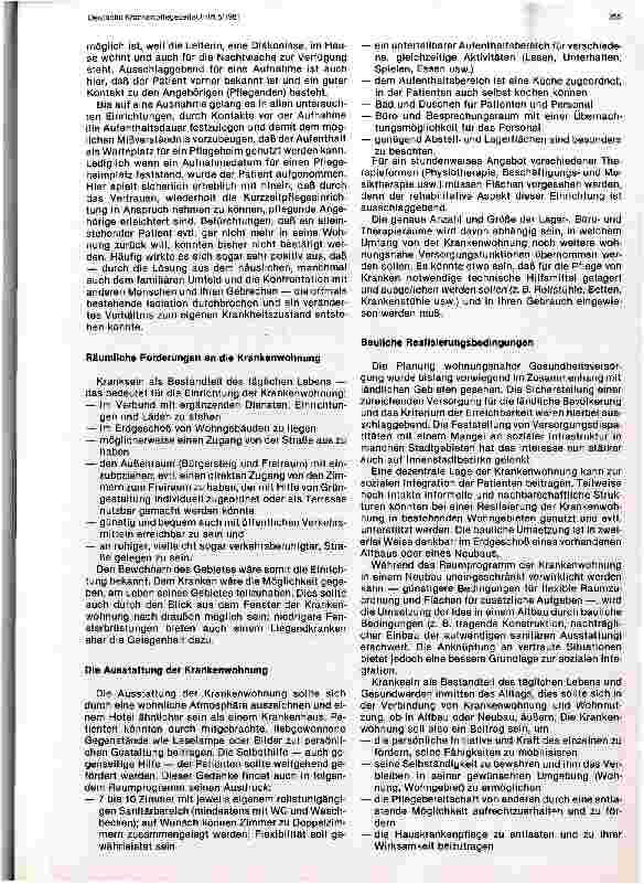 Vorschauseite 3: Möglichkeiten und Grenzen krankenhausentlastender Maßnahmen