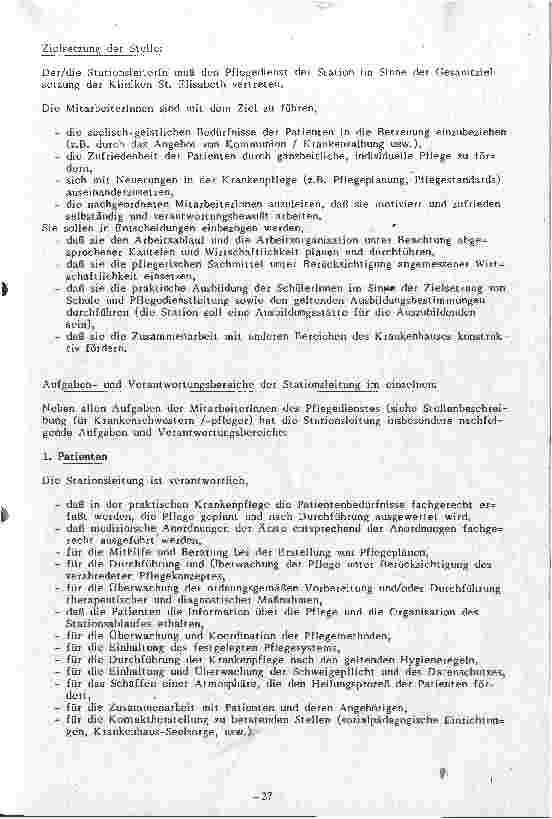 Vorschauseite 3: Bedeutung der Stellenbeschreibung als Führungsinstrument