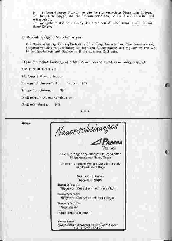Vorschauseite 6: Bedeutung der Stellenbeschreibung als Führungsinstrument