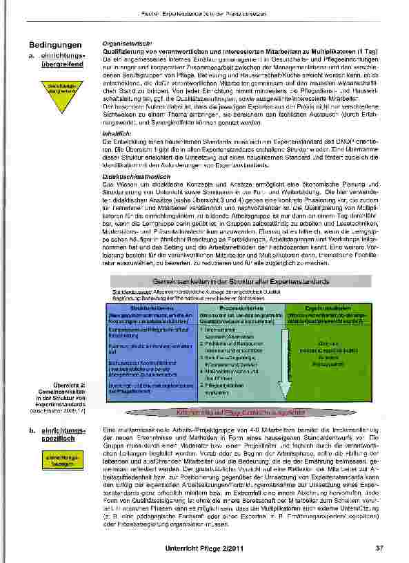 Vorschauseite 2: Expertenstandards in der Praxis umsetzen am Beispiel „Ernährungsmanagement zur Sicherstellung und Förderung der oralen Ernährung in der Pflege