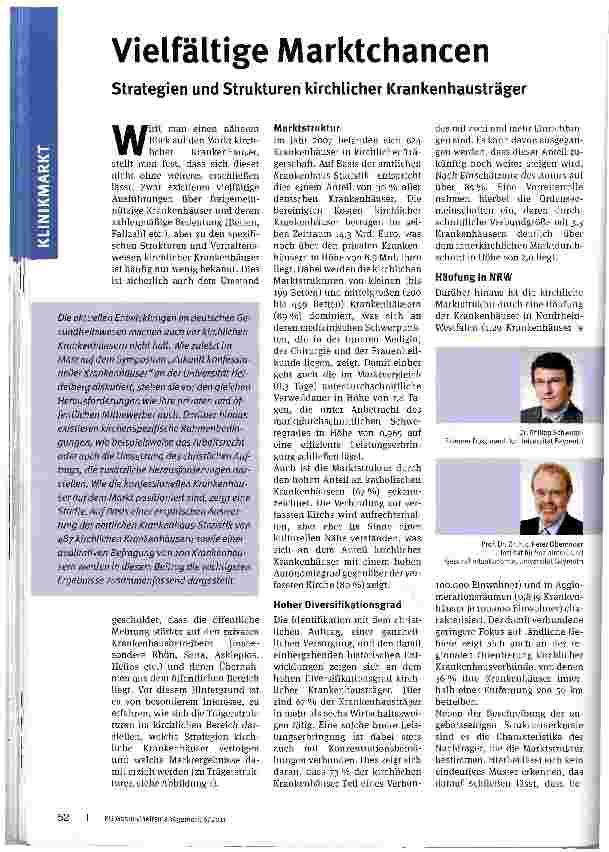 Vorschauseite 1: Vielfältige Marktchancen