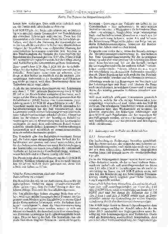 Vorschauseite 3: Die Reform der Eingliederungshilfe -ein Zwischenfazit