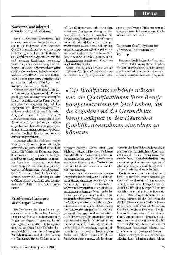 Vorschauseite 3: Der Deutsche Qualifikationsrahmen für lebenslanges Lernen