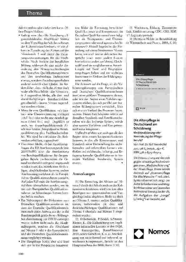 Vorschauseite 6: Der Deutsche Qualifikationsrahmen für lebenslanges Lernen