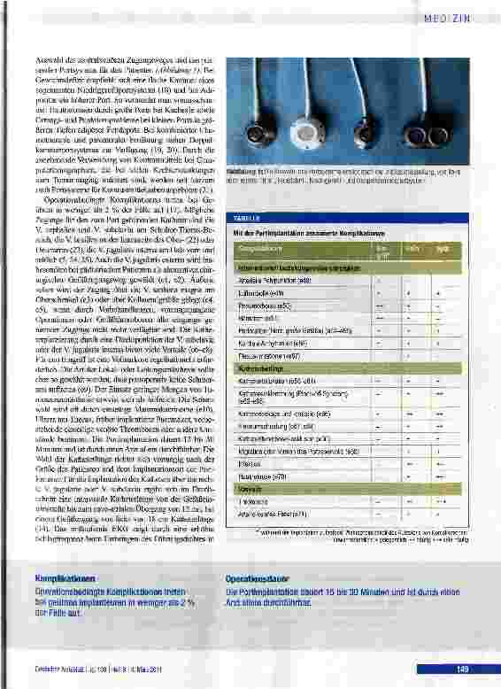 Vorschauseite 3: Portsysteme als integraler Bestandteil von Chemotherapien