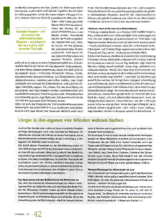 Vorschauseite 4: «Nichts zu danken», antwortet der Rollstuhl»
