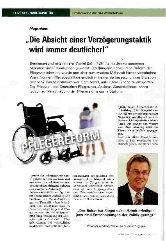 Vorschauseite 1: Die Absicht einer Verzögerungstaktik wird immer deutlicher!