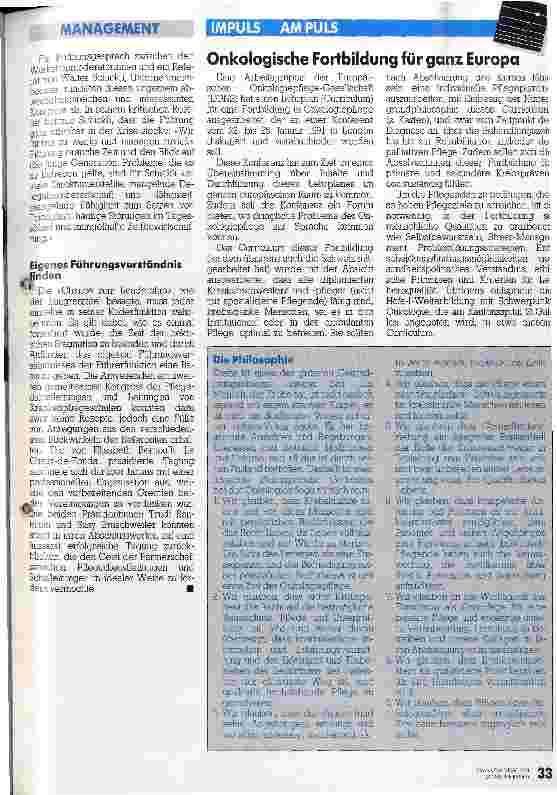 Vorschauseite 2: Zeit, die hektische Stagnation zu beenden