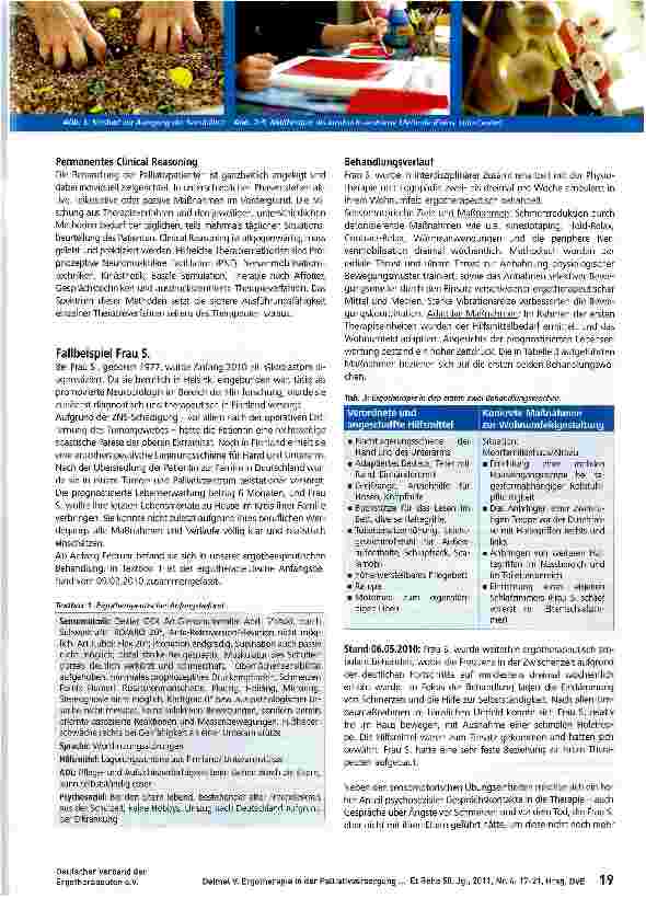 Vorschauseite 3: Ergotherapie in der Palliativversorgung Erwachsener